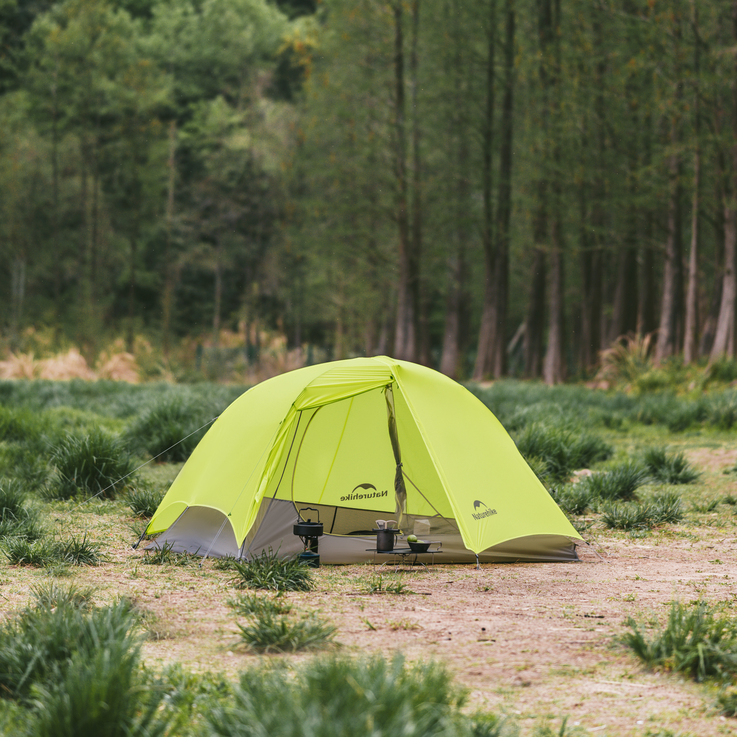 Naturehike ultralehký stan Star Trails EXT 10D 1050g - nano limetková